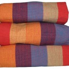 Babyhængekøje i varme farverige striber lavet af ren bomuld